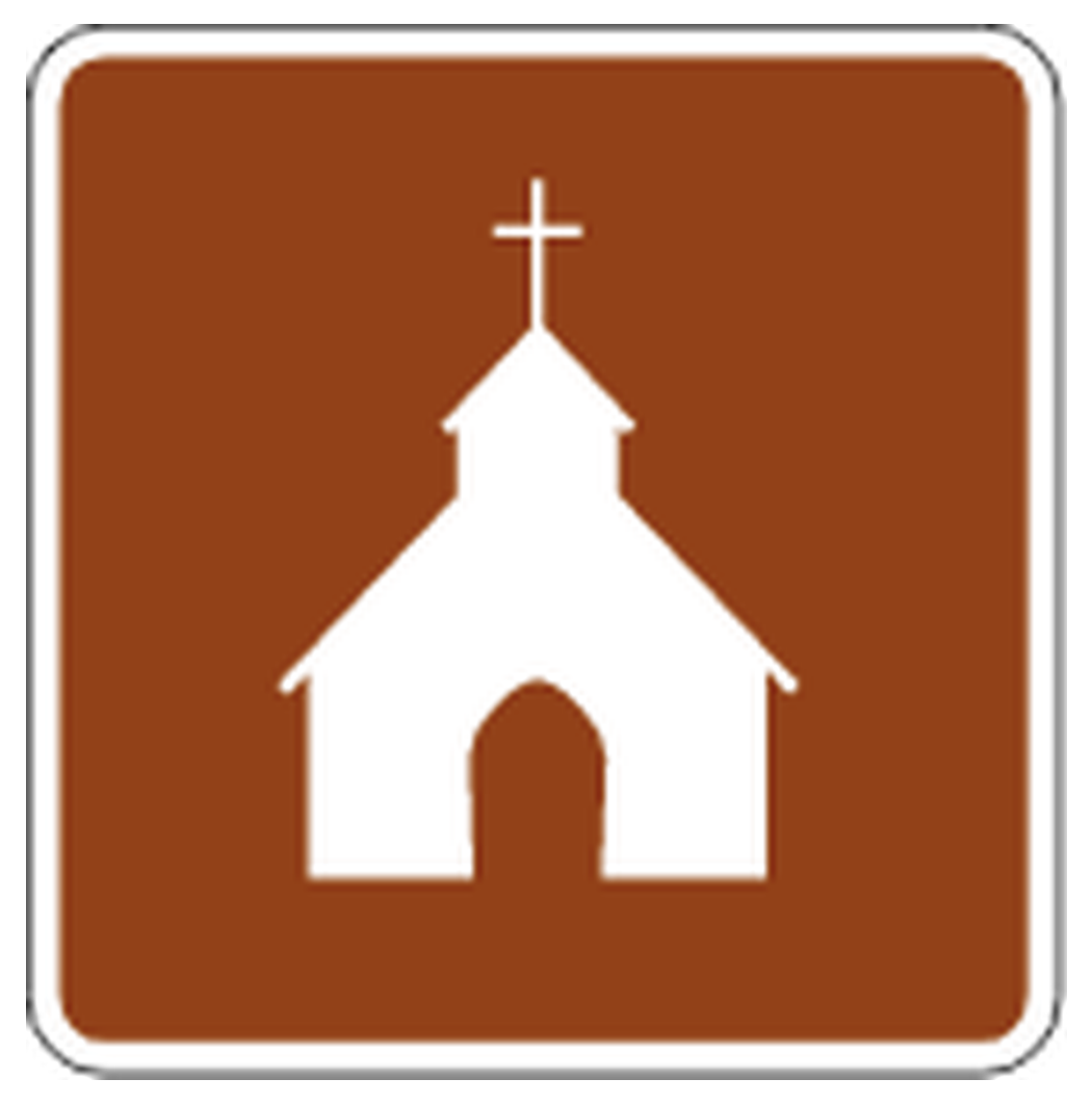 Señal de tránsito: Monumento religioso