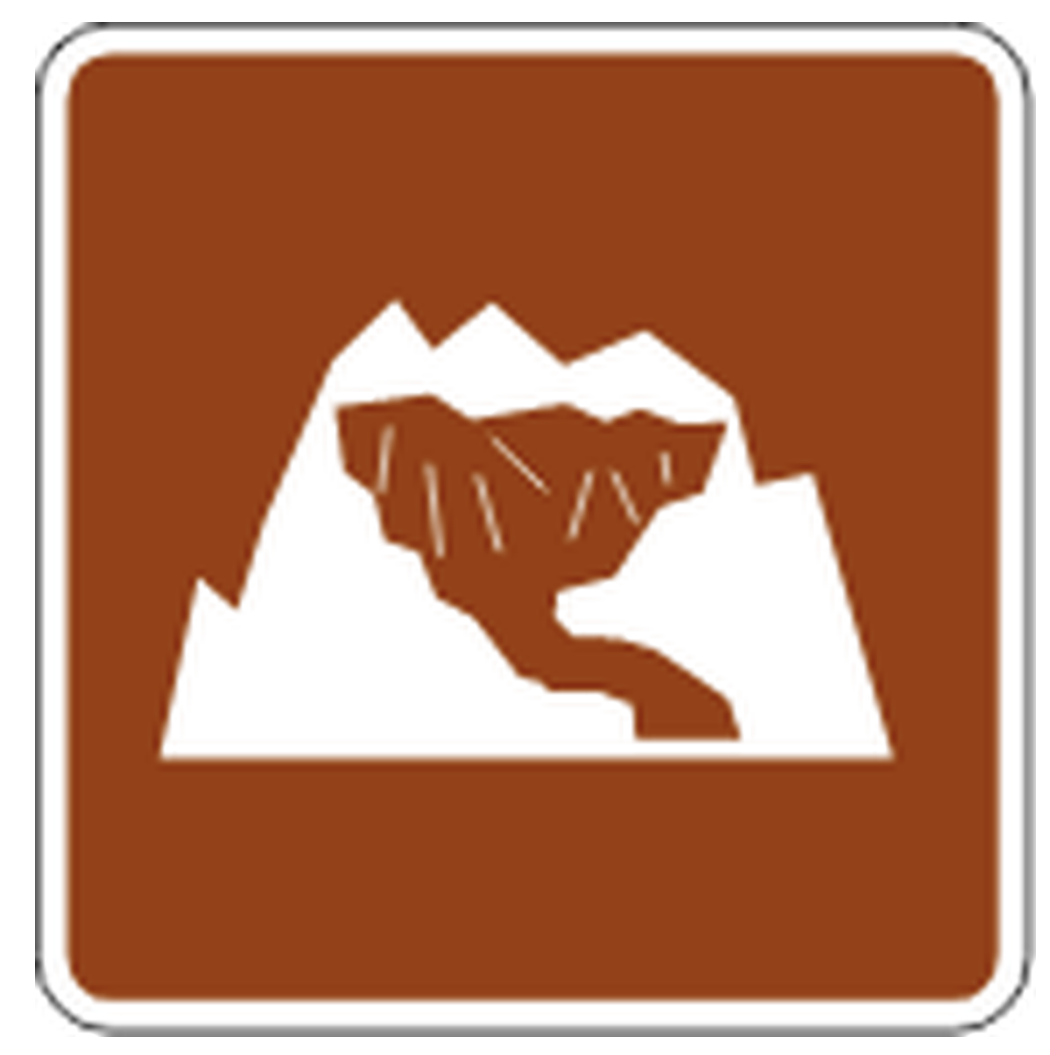 Señal de tránsito: Glaciar