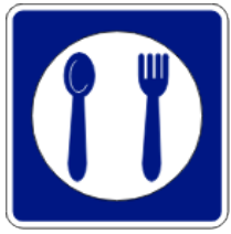 Señal de tránsito: Alimentación