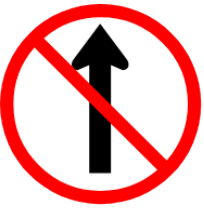 Señal de tránsito: No entrar