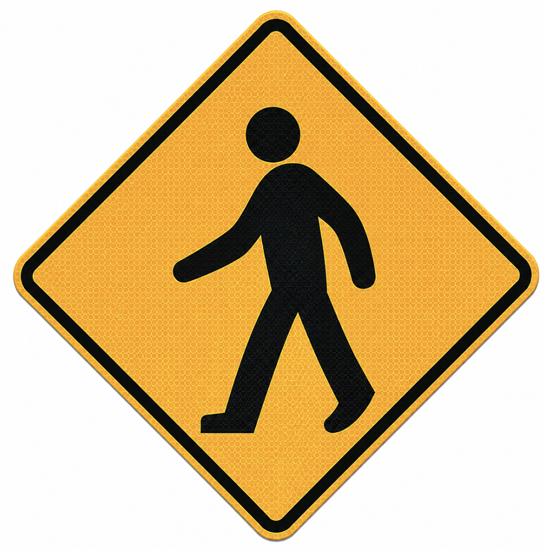 Señal de tránsito: CRUCE DE PEATONES