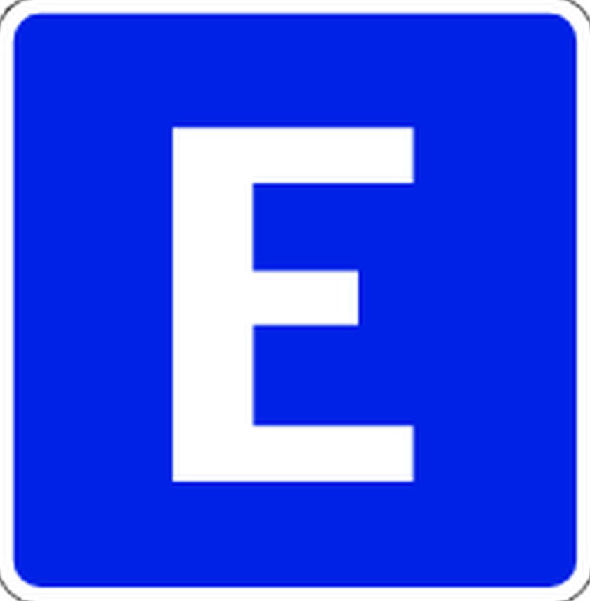 Señal de tránsito: Estacionamiento