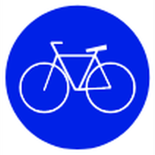 Señal de tránsito: Solo bicicletas