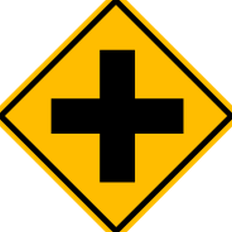 Señal de tránsito: Cruce