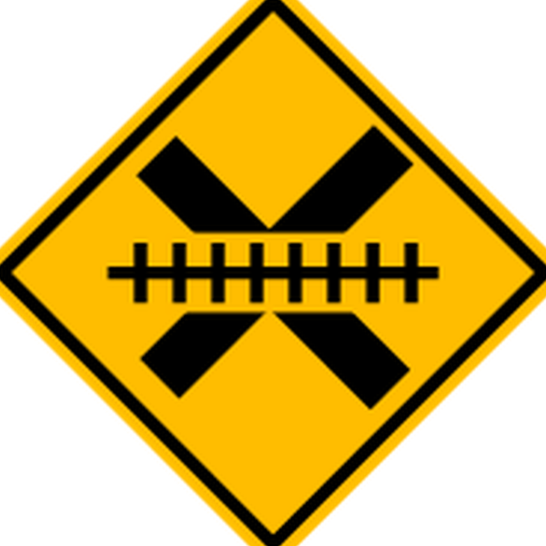 Señal de tránsito: Cruce ferroviario
