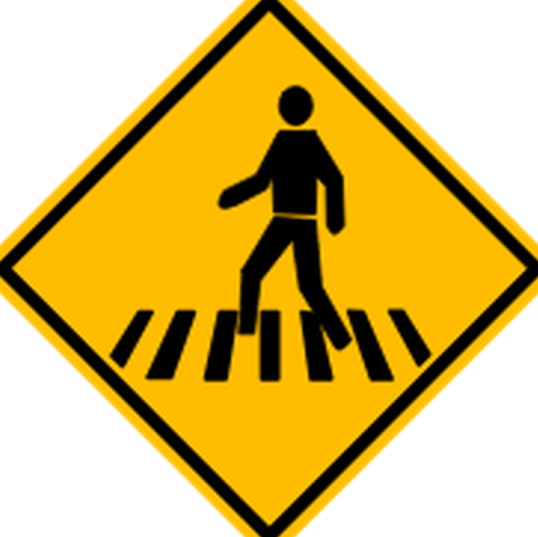 Señal de tránsito: Proximidad paso de cebra