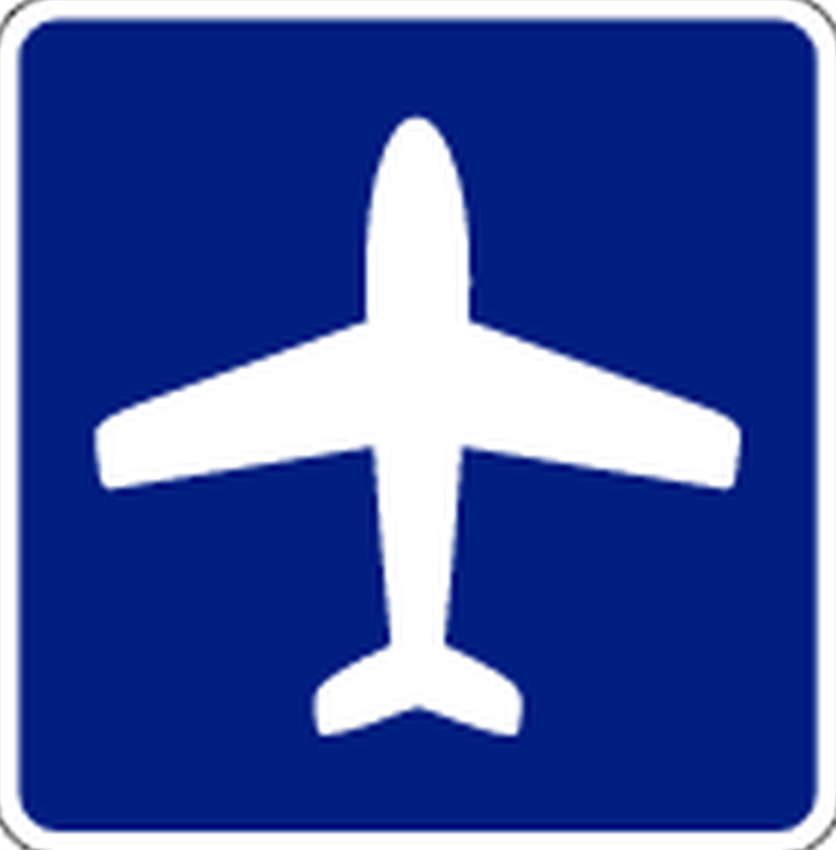 Señal de tránsito: Aeropuerto