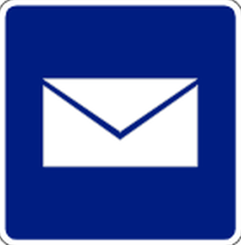 Señal de tránsito: Correo