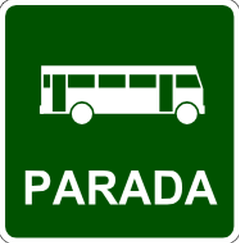 Señal de tránsito: Parada de buses