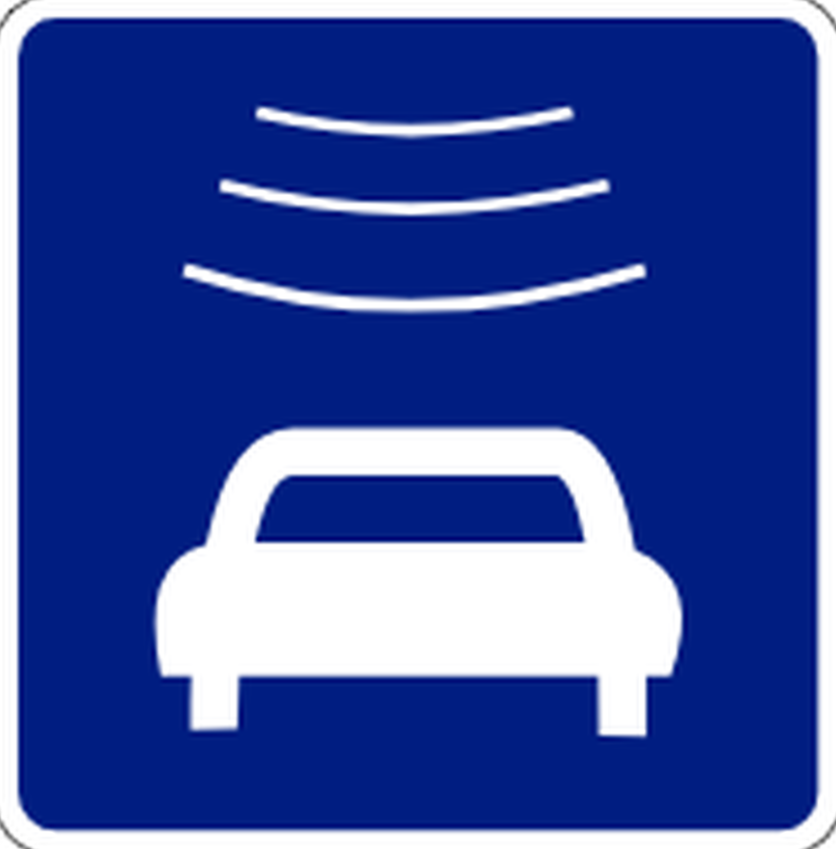 Señal de tránsito: Peaje electrónico